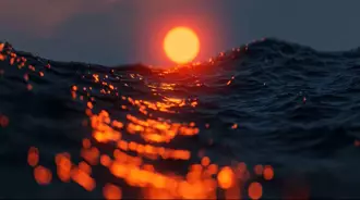 Beautiful Ocean Sunset 4k HD