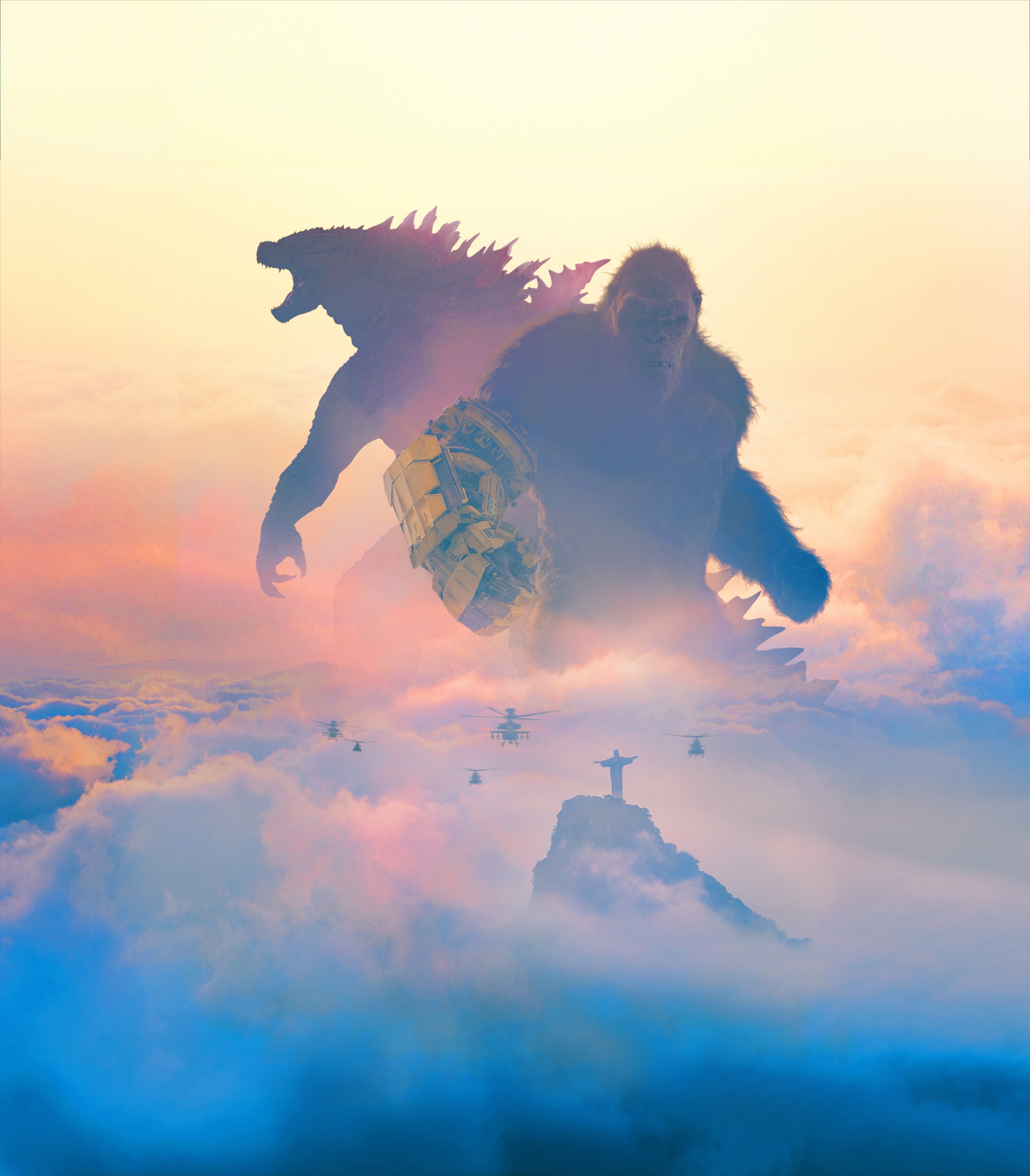 Textless Poster for Godzilla x Kong
