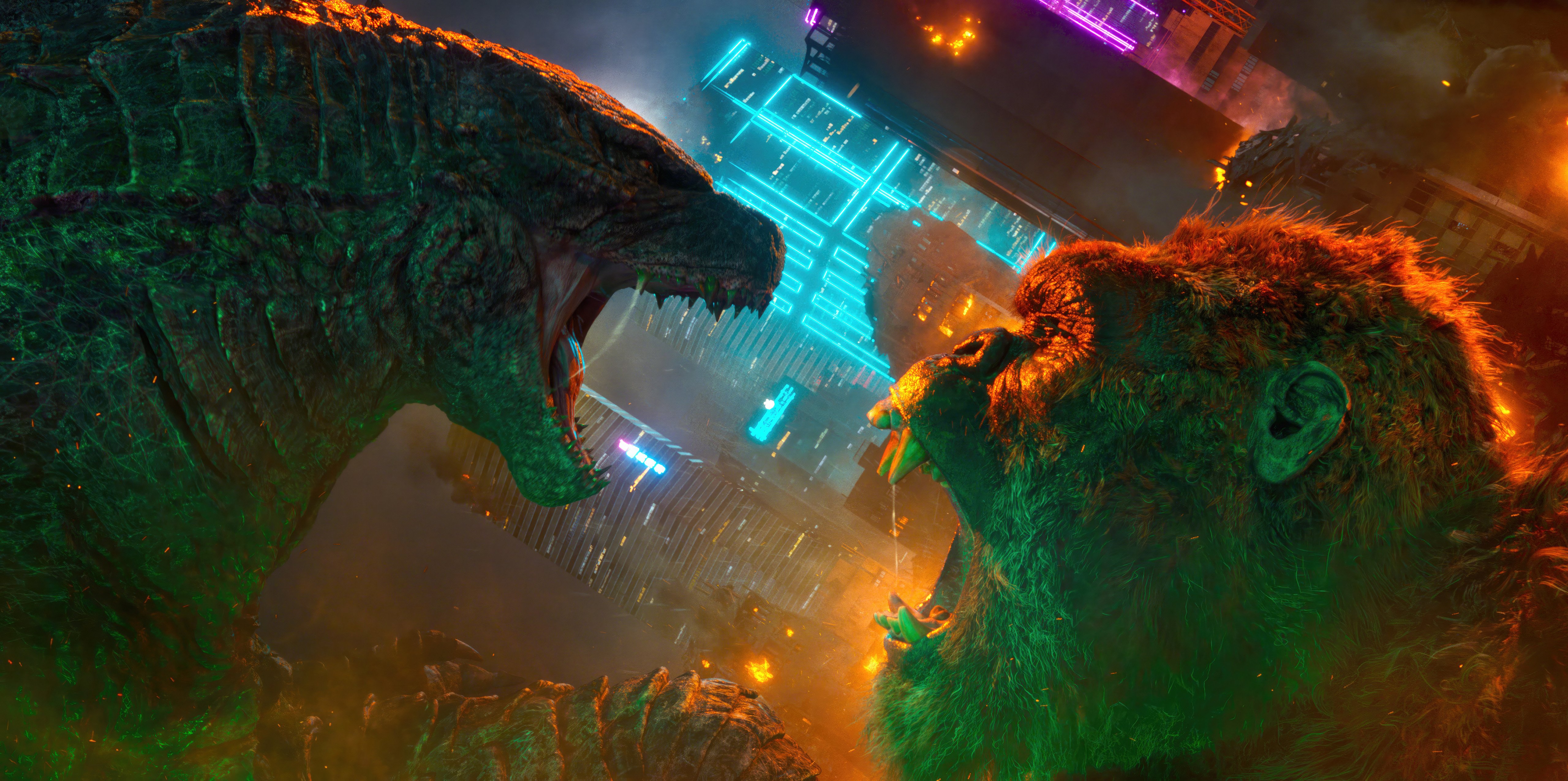 Godzilla x Kong: The New Empire wallpaper Resolution 5120x2550 | Best Download this awesome wallpaper - Cool Wallpaper HD - CoolWallpaper-HD.com