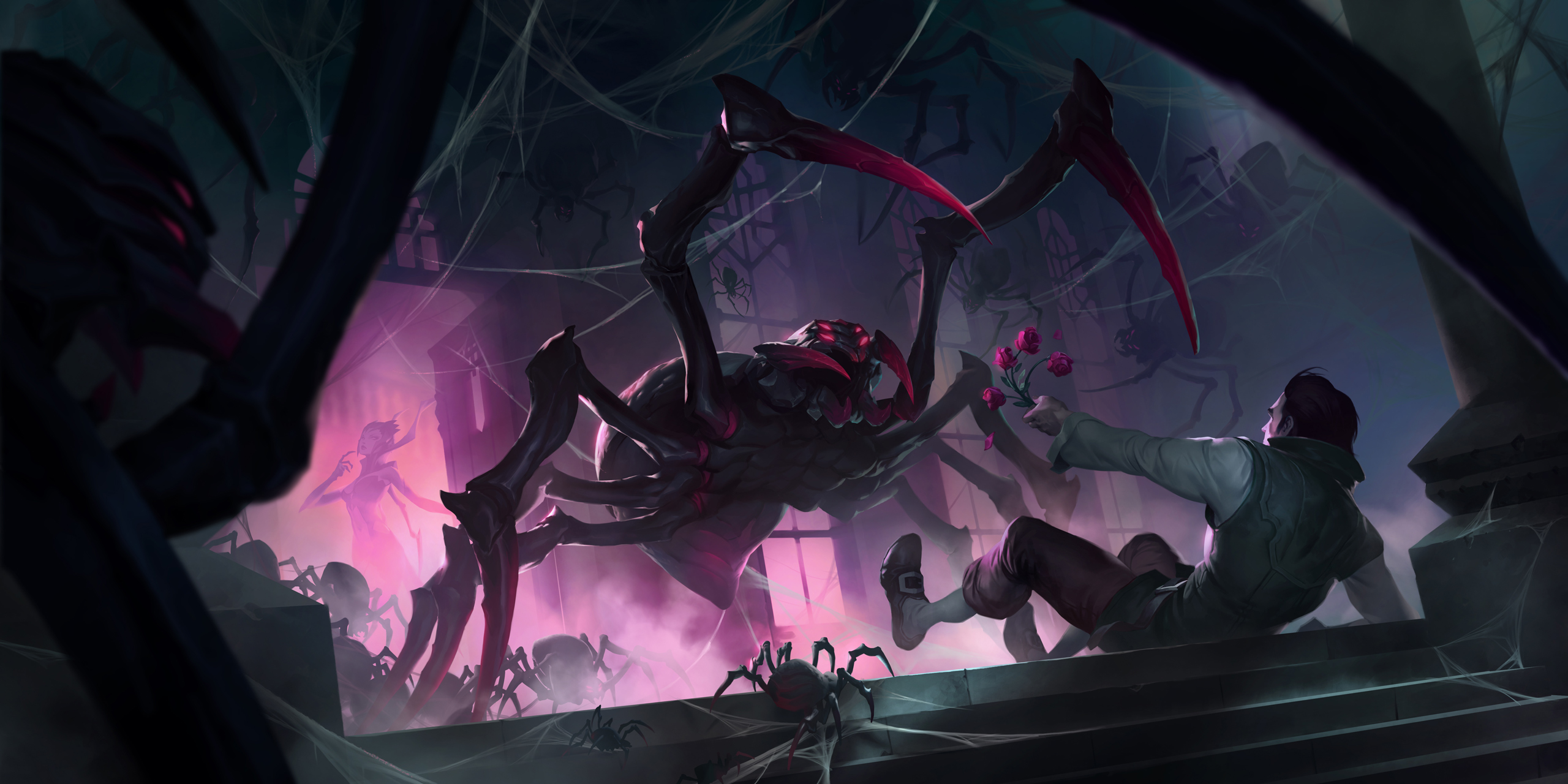 League of Legends Elise wallpaper Resolution 2560x1280 | Best Download this awesome wallpaper - Cool Wallpaper HD - CoolWallpaper-HD.com