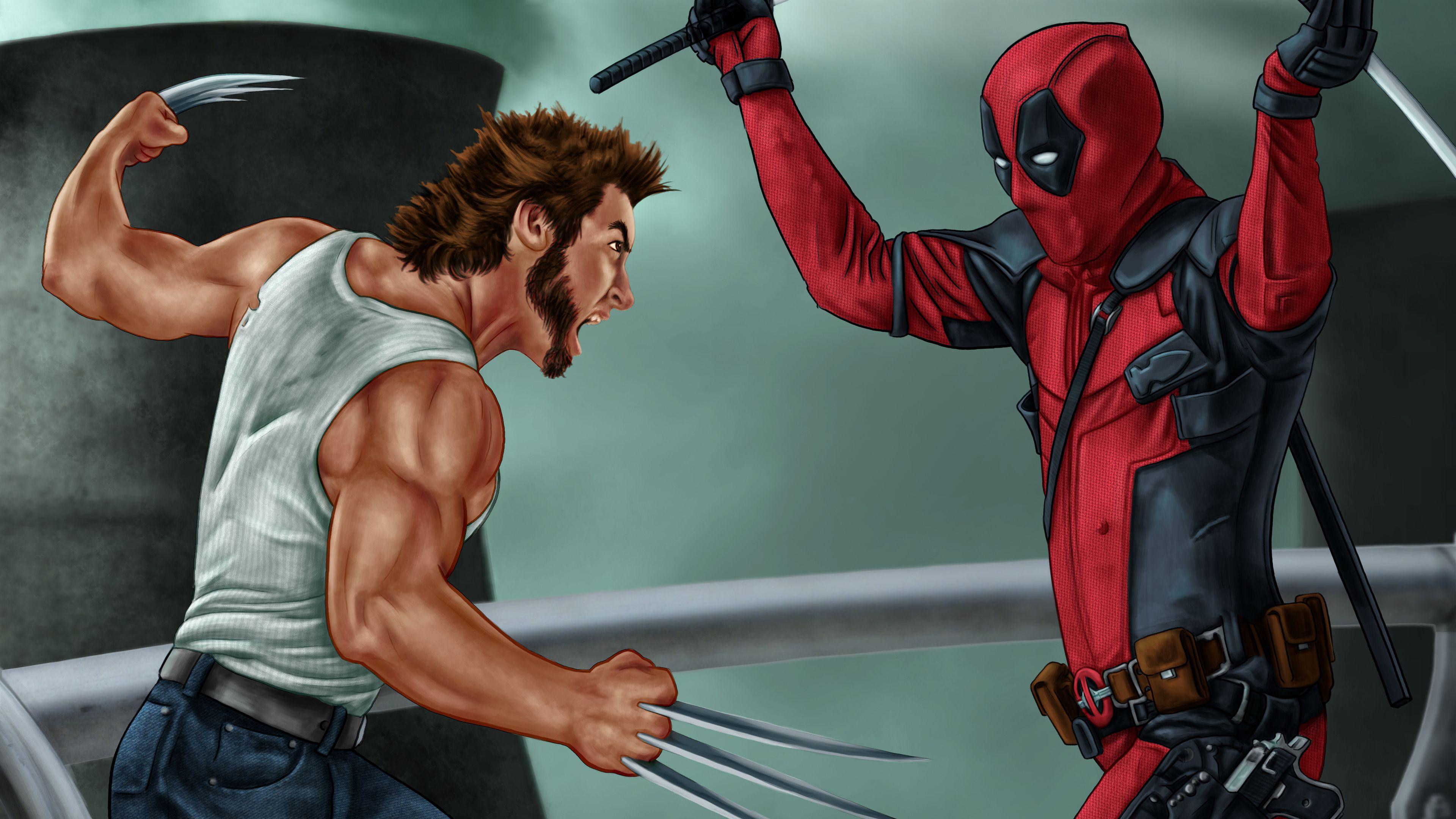 Deadpool Vs Wolverine 5k wolverine