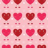 Seamless pattern Valentines day