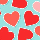 Free Scalloped Heart Valentine's Day Wallpapers