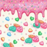 Valentines Candy Hearts Wallpapers