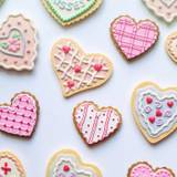 Download wallpapers 1366x768 valentine's day, food, cookies, tablet, laptop, 1366x768 hd background, 19018