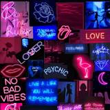 Download Photo Collage Neon Aesthetic