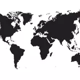World Map Black And White Wallpapers