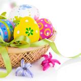 Knot Holidays Easter Wicker basket Eggs