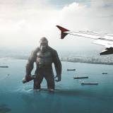 King Kong in Ocean iPhone Wallpapers