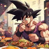 Goku Eating Wallpapers