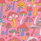 100+] Trippy Mushroom Backgrounds