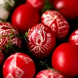 Easter Red Eggs Hd Wallpapers